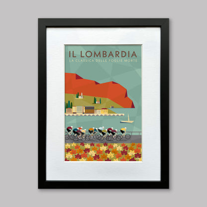 Il Lombardia: Race of the Falling Leaves - Cycling Art Print