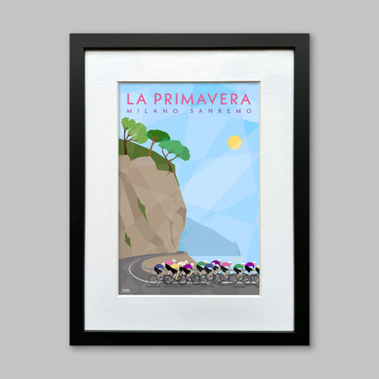 Milan San Remo: La Primavera - Cycling Art Print