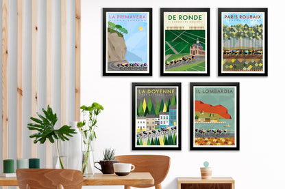Tour of Flanders: De Ronde Cycling Art Print